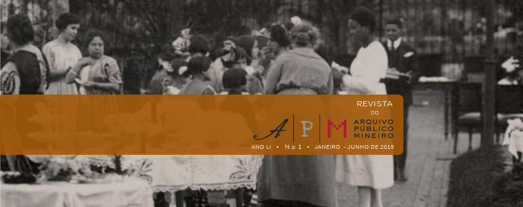 <h1>Revista do APM ano LI n. 1 de 2015</h1>O dossi deste volume celebra os 120 anos do Arquivo Pblico Mineiro (APM). Essa comemorao no s destaca os mltiplos significados dos arquivos pblicos na sociedade contempornea, como tambm prope um momento de reflexo a respeito dos desafios enfrentados e a forma de super-los. Disponvel em pdf no SIAAPM e para aquisio na sede da Instituio.<br><a class="link" href="http://www.siaapm.cultura.mg.gov.br/modules/rapm/capas.php">...Saiba mais</a> Revista do APM ano LI n. 1 de 2015